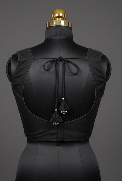 Luxurious Black Blouse: