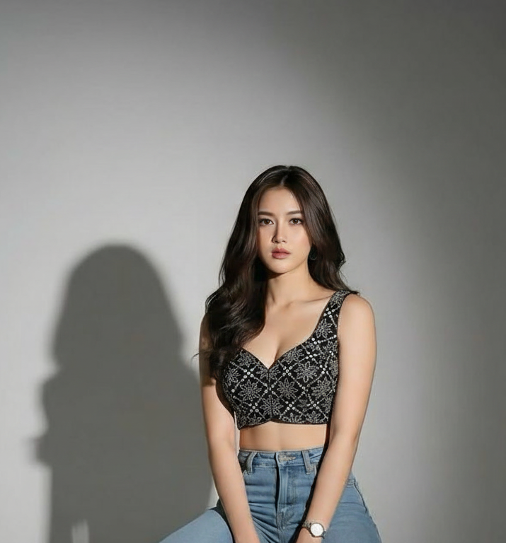 black blouse